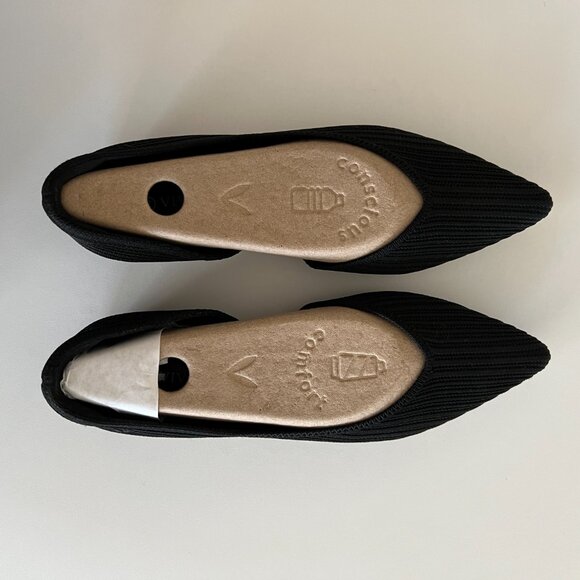 NEW Vivaia Melia / Pointed-Toe Flats / 38 / black - Picture 2 of 7